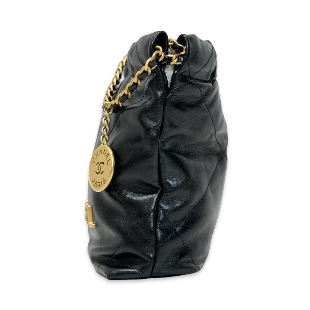 Chanel Black Mini 22 Bag - Jiaxyk