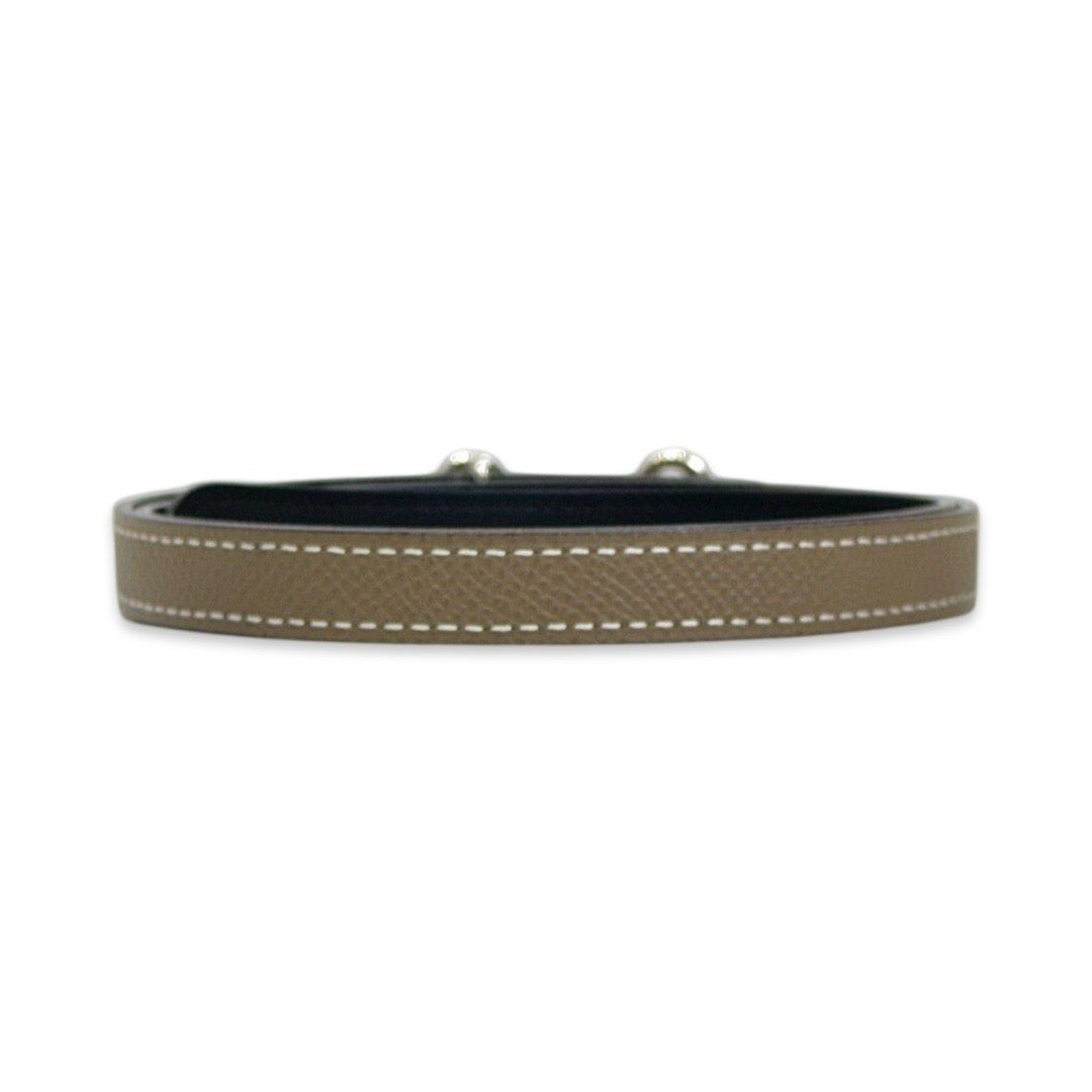 Hermes Heritage Reversible Belt 65CM Swift/Epsom Noir/Etoupe - Jiaxyk