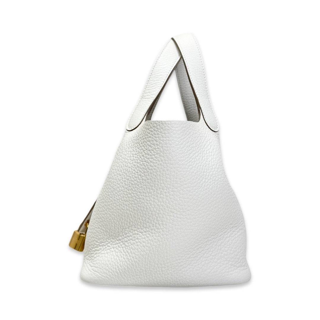 Hermes Picotin 18 M4 Gris Pale - Jiaxyk