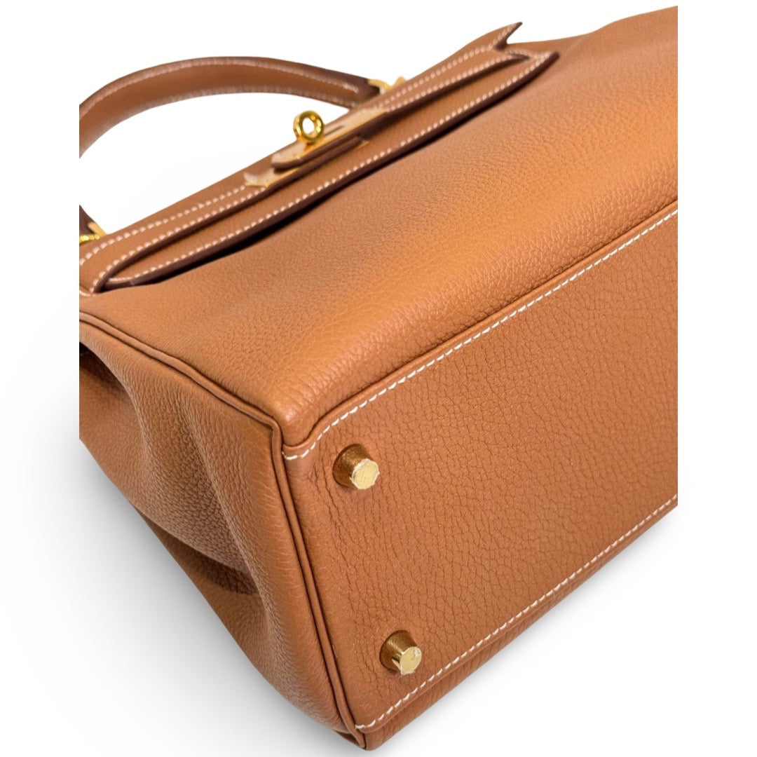 Hermes Kelly 28 Retourne Togo 06 Gold - Jiaxyk