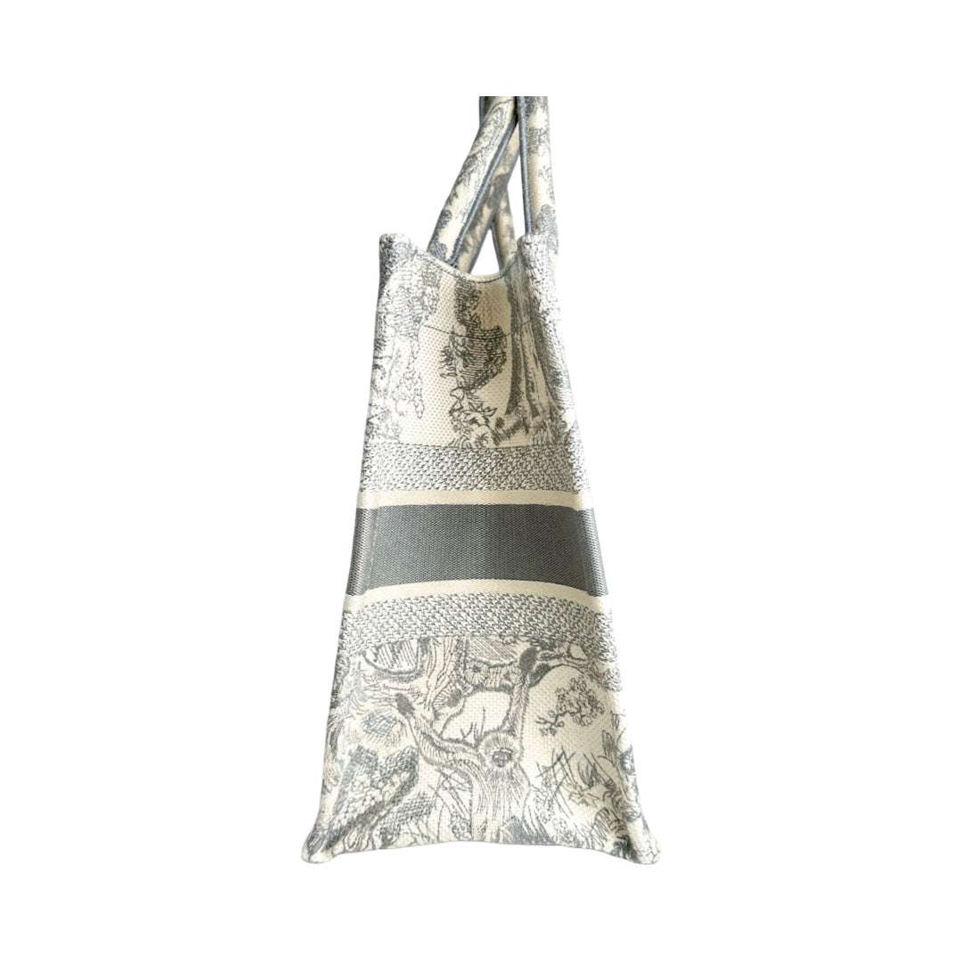 Dior Medium Grey Book Tote - Jiaxyk