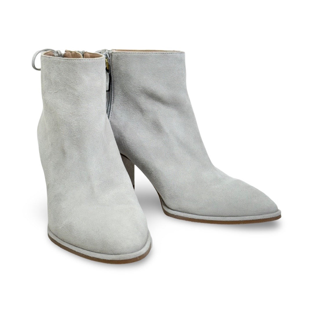 Stuart Weitzman Grey Lofty Suede Boots - Jiaxyk