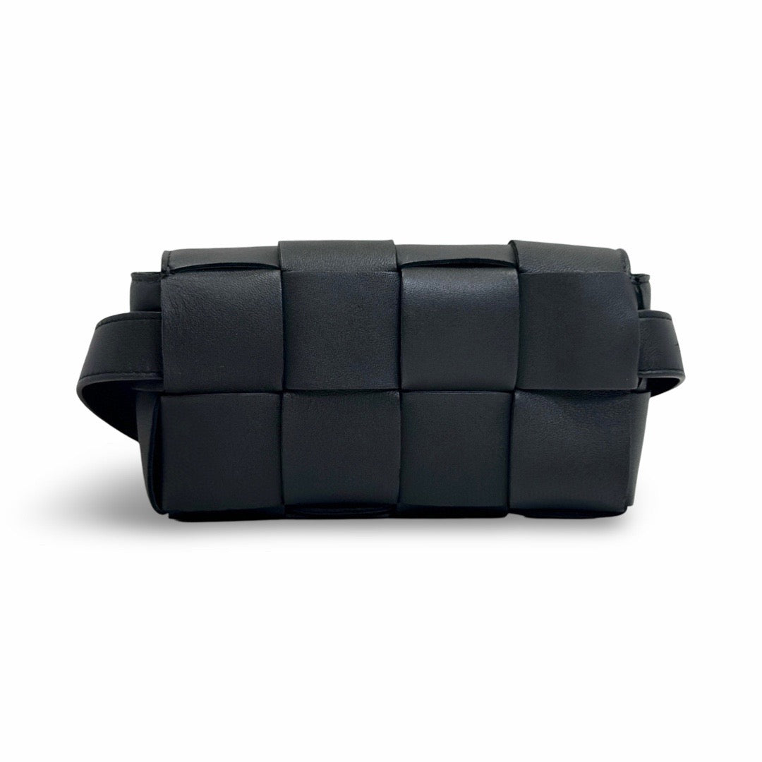 Bottega Veneta Black Cassette Belt Bag - Jiaxyk