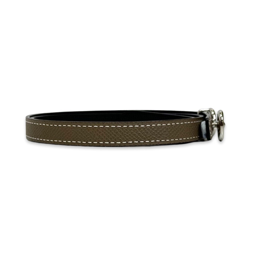 Hermes Heritage Reversible Belt 65CM Swift/Epsom Noir/Etoupe - Jiaxyk