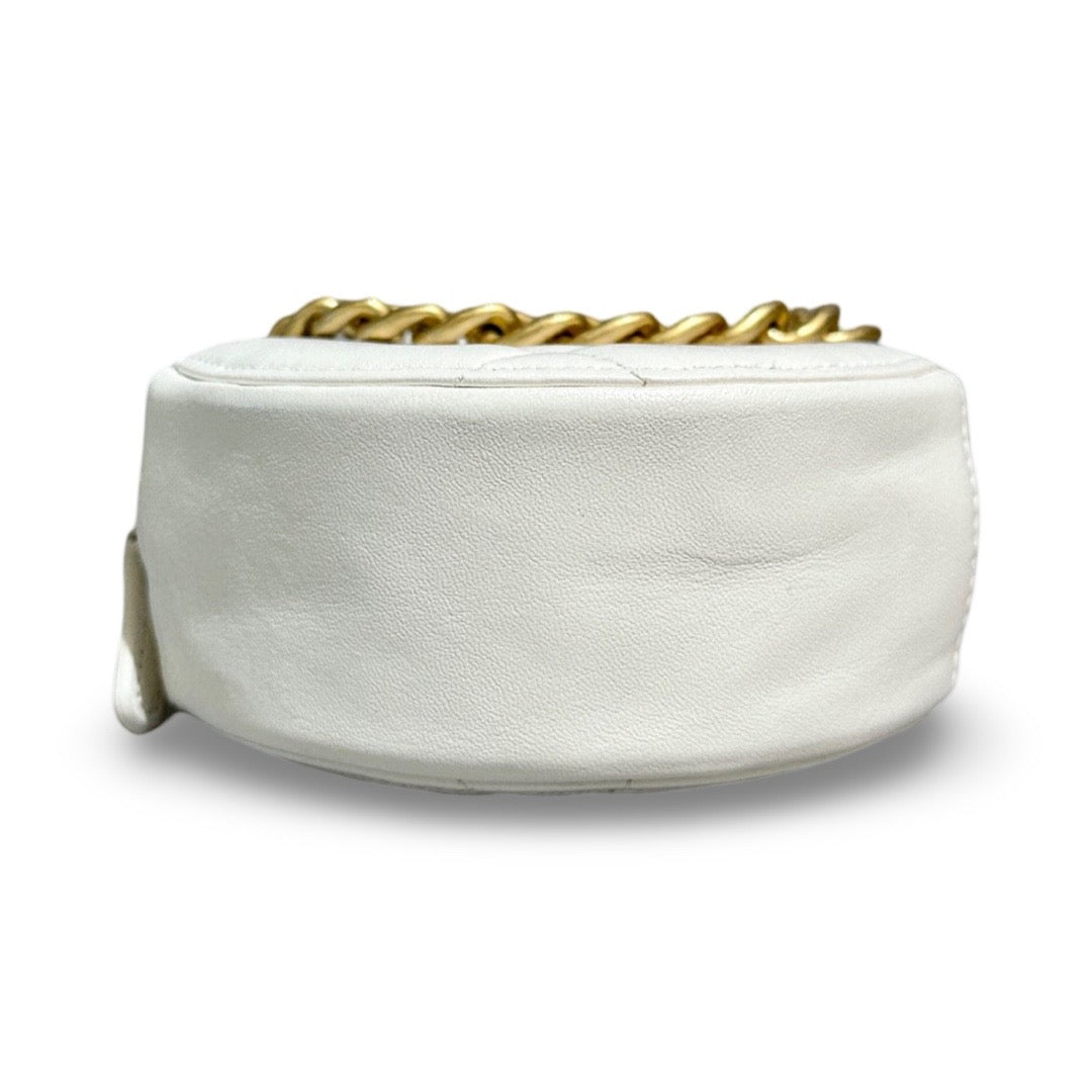 Chanel 19 White Round Chain Bag - Jiaxyk