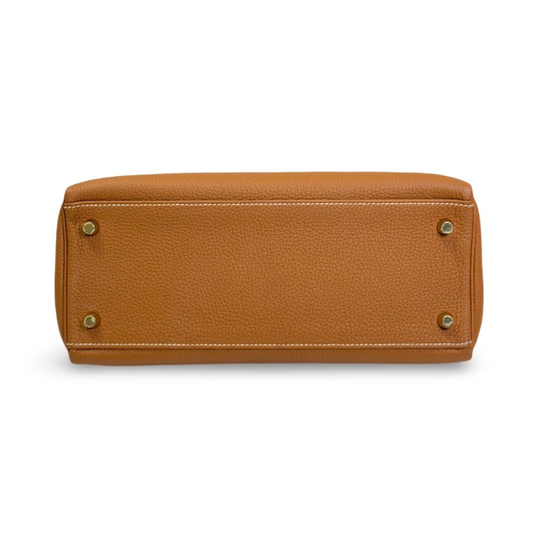 Hermes Kelly 28 Retourne Togo 06 Gold - Jiaxyk