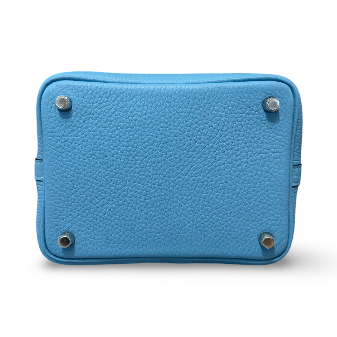 Hermes Picotin 18 P3 Bleu Du Nord - Jiaxyk