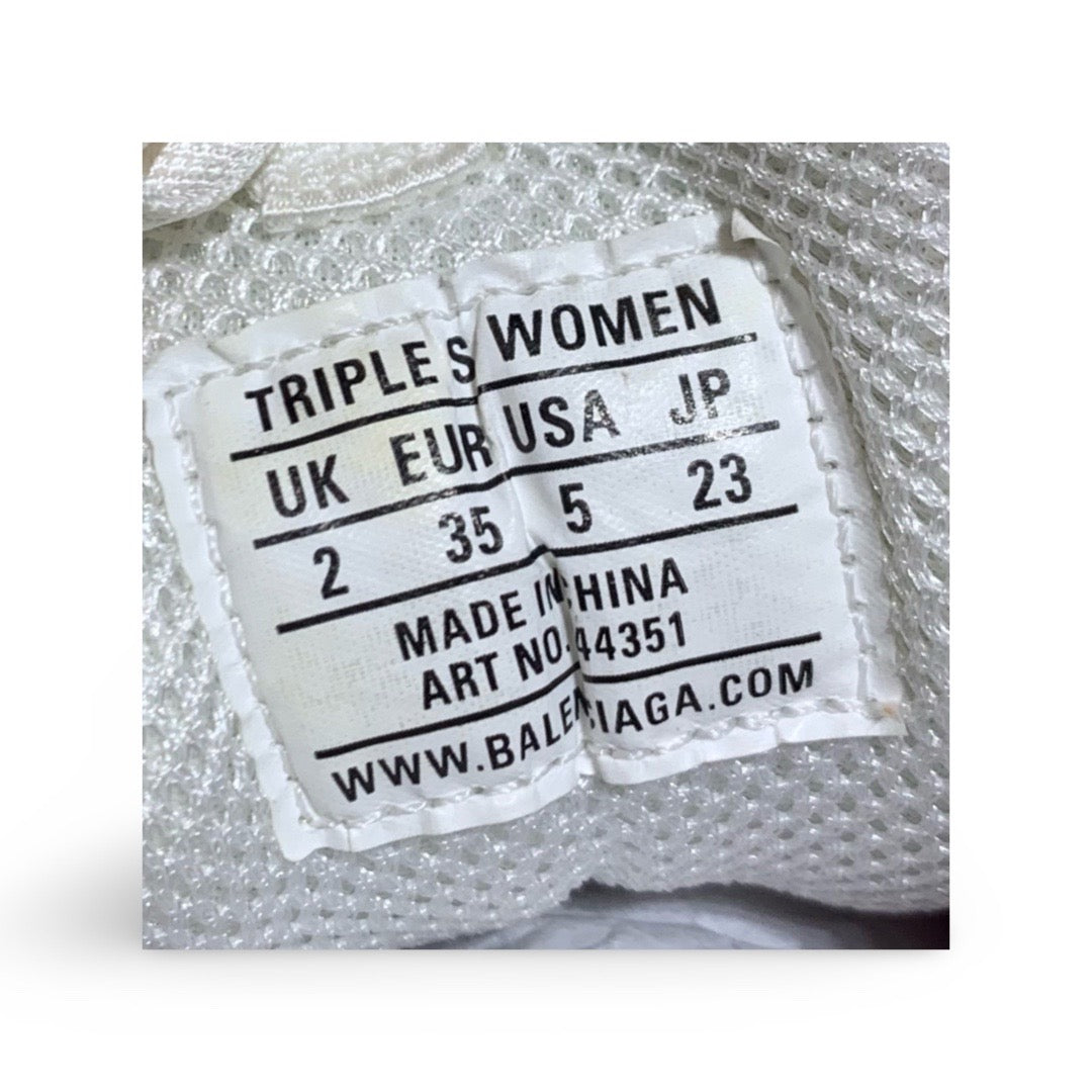 Balenciaga Triple S Pink/White Clear Sole Sneaker Size 35 - Jiaxyk