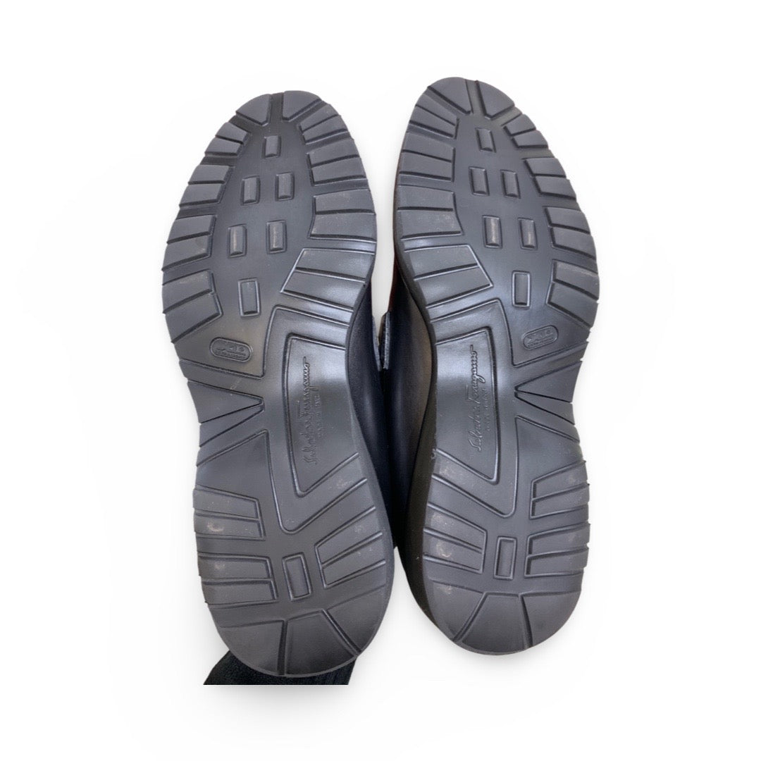 Salvatore Ferragamo Fiorello Black Leather Loafers 7.5 - Jiaxyk