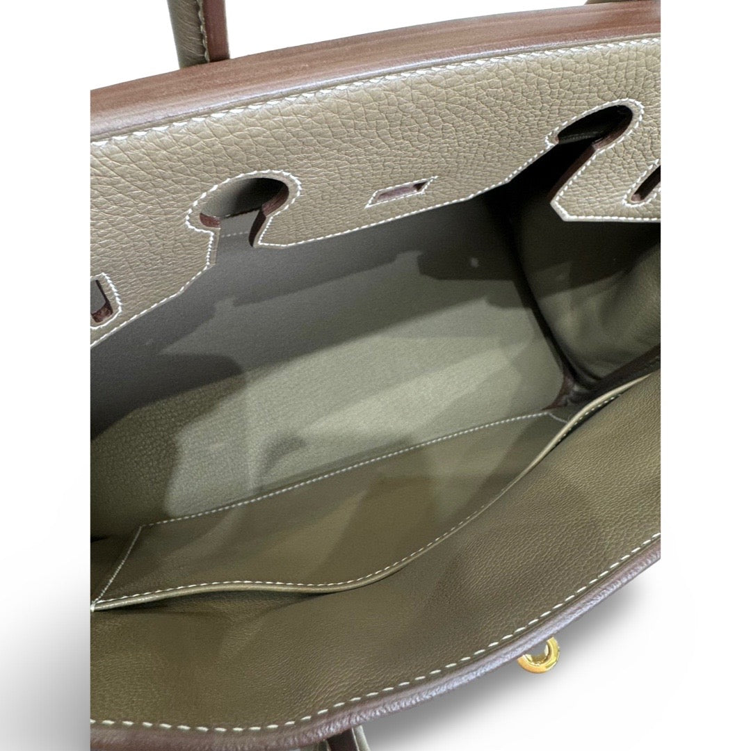 Hermes Birkin 30 Retourne TC 18 Etoupe - Jiaxyk