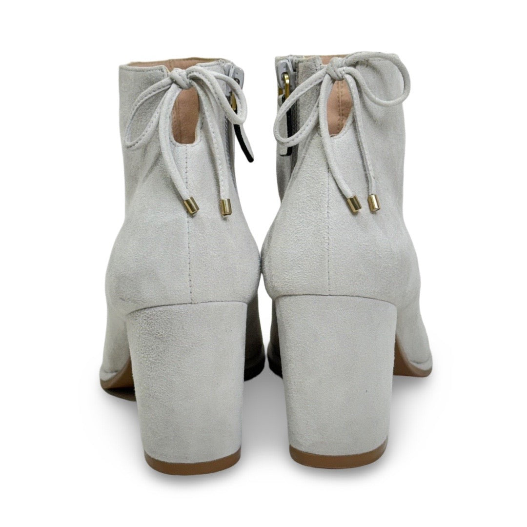 Stuart Weitzman Grey Lofty Suede Boots - Jiaxyk