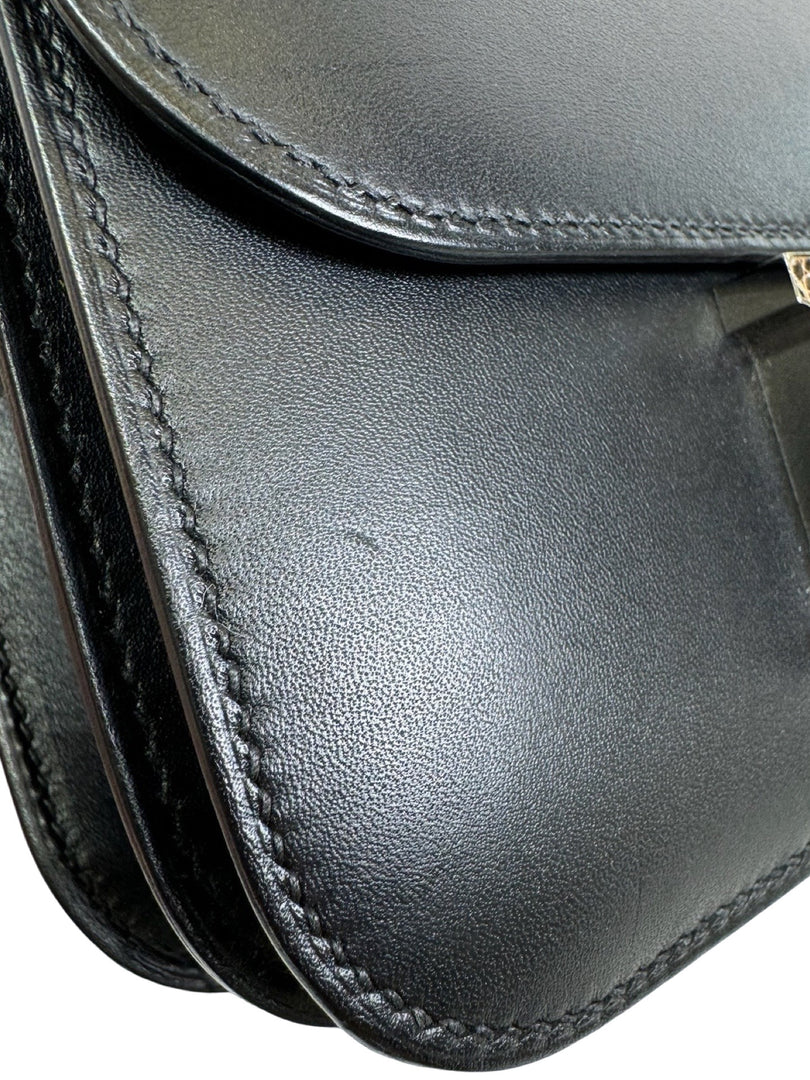 Hermes Constance 18 with Lizard Buckle Black Monsieur - Jiaxyk