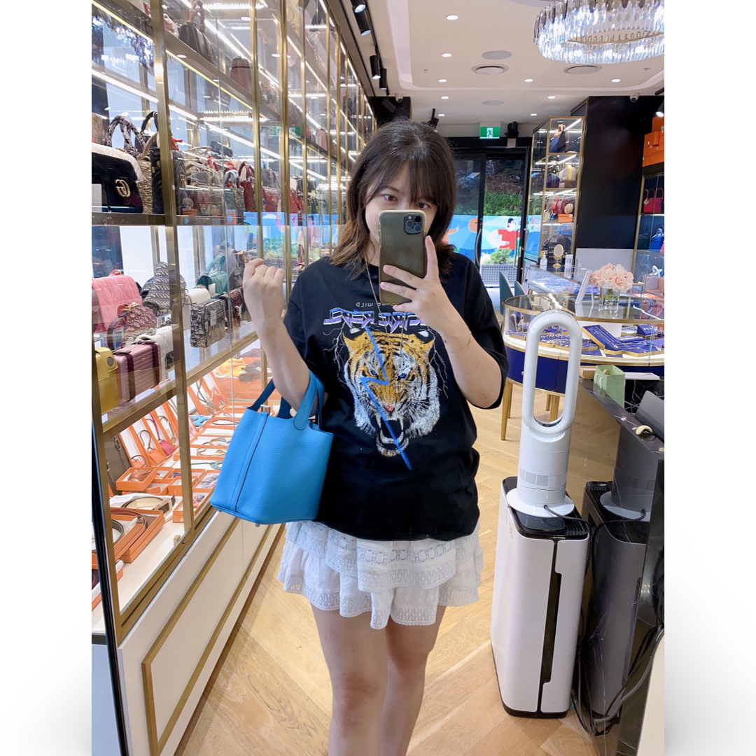 Hermes Picotin 18 P3 Bleu Du Nord - Jiaxyk