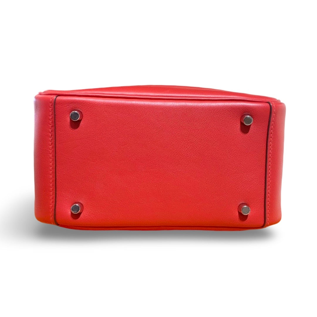 Hermes Lindy Mini Swift S3 Rouge De Coeur - Jiaxyk
