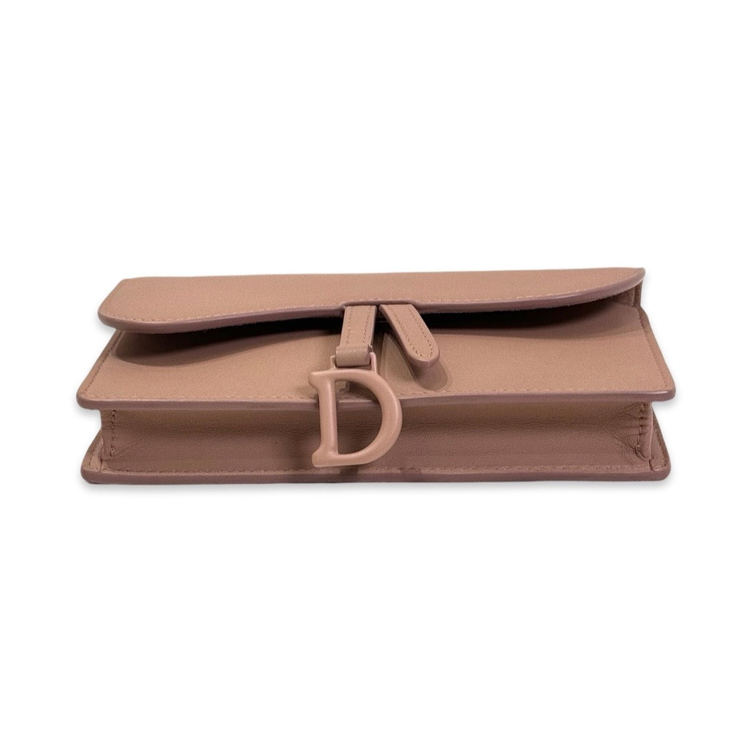 Dior Dusty Pink Matt Calfskin Saddle Belt Bag - Jiaxyk