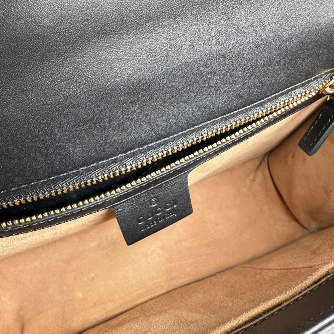 Gucci Small Black Sylvie Bag - Jiaxyk