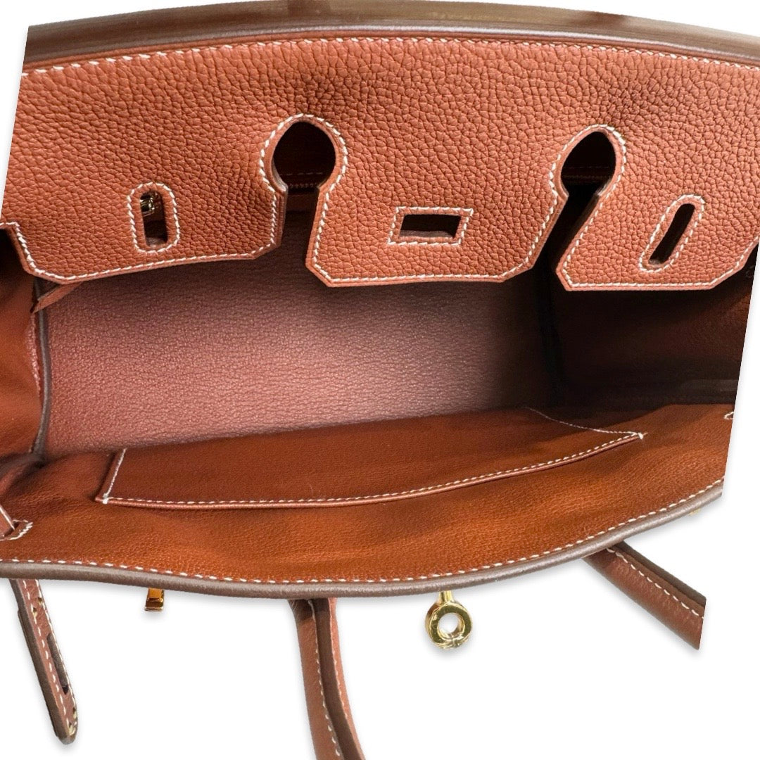 Hermes Birkin 25 Togo 4E Sienne - Jiaxyk
