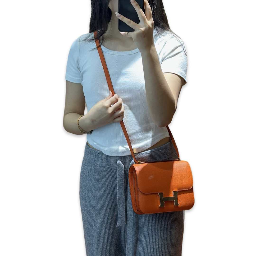 Hermes Constance 18 Bag Epsom 9J Feu - Jiaxyk