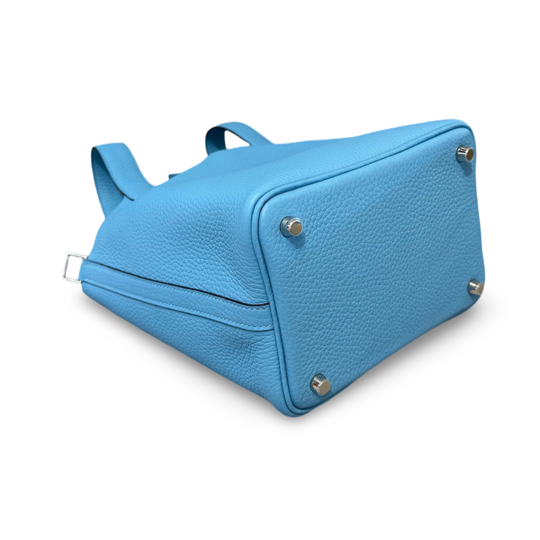 Hermes Picotin 18 P3 Bleu Du Nord - Jiaxyk