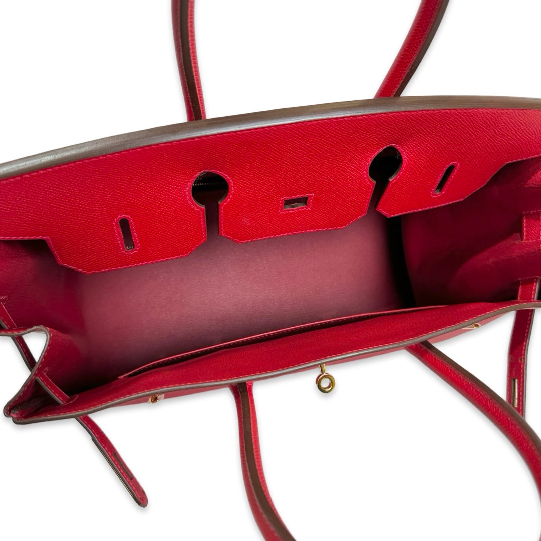 Hermes Birkin 35 Sellier Epsom Red - Jiaxyk