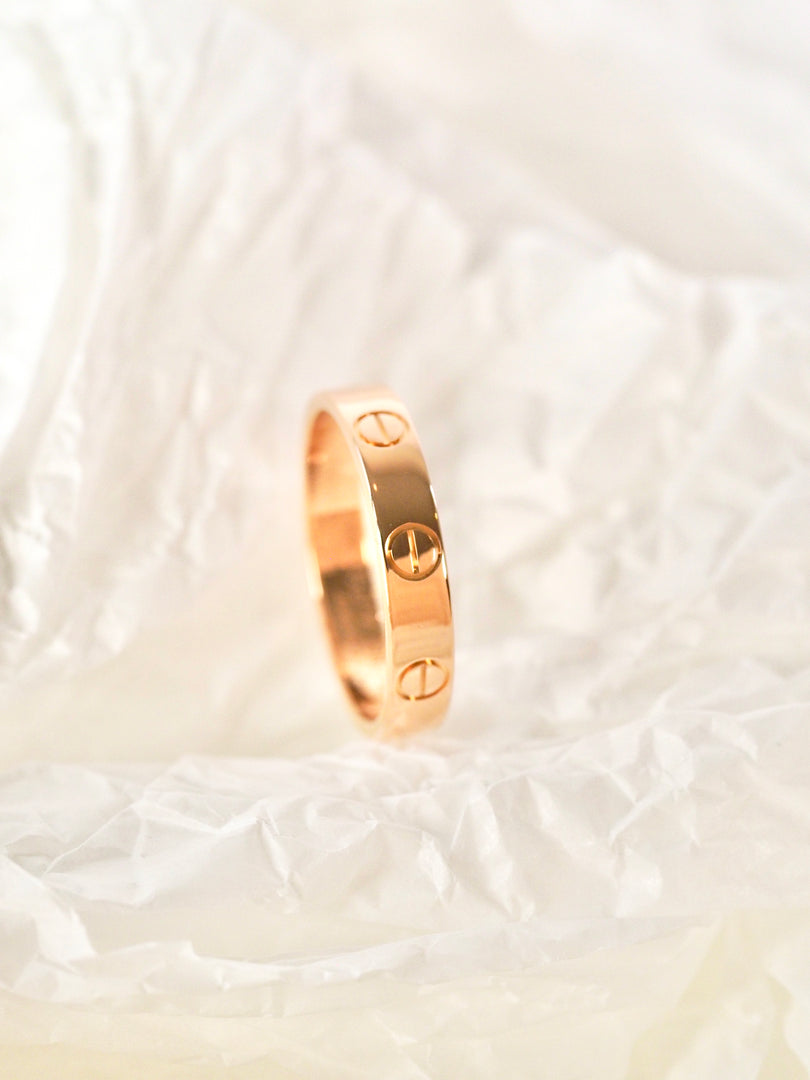 Cartier Love Ring Rose Gold #52