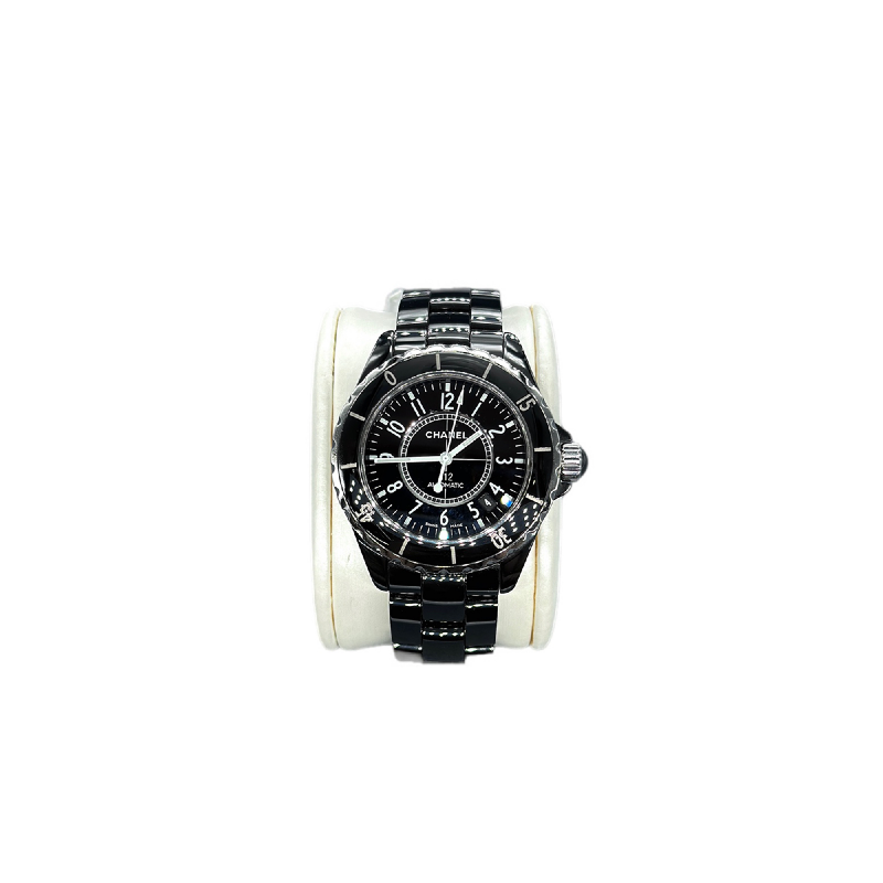 Chanel J12 Ceramic Black Auto Watch 38mm