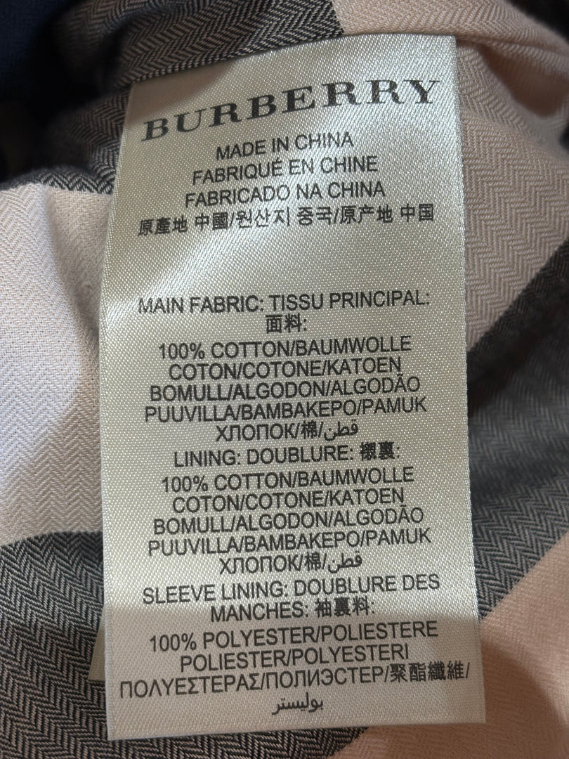 Burberry Classic Trench Coat Short Size 12#