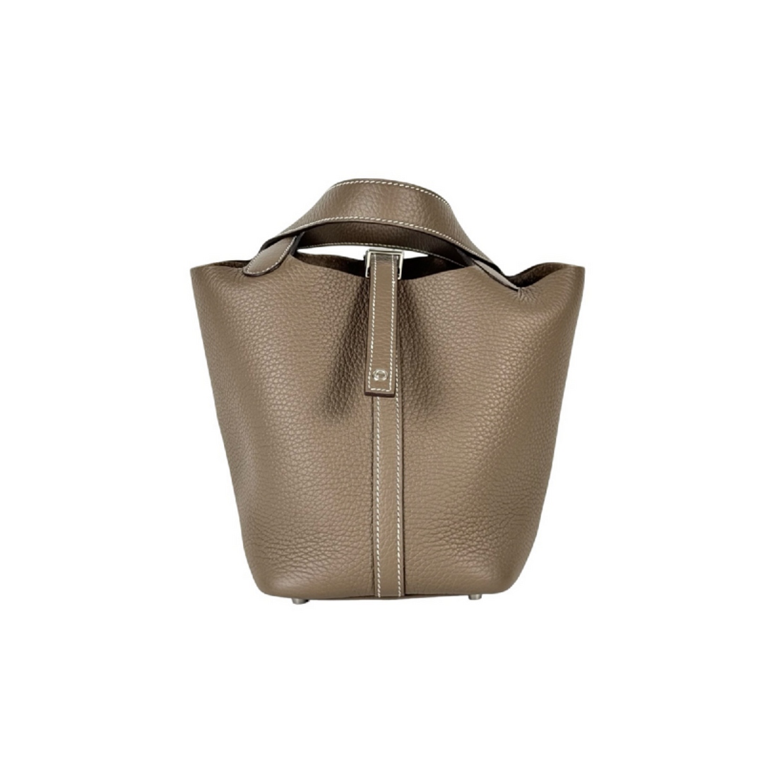 Hermes Picotin 18 Cm Etoupe Bag TC