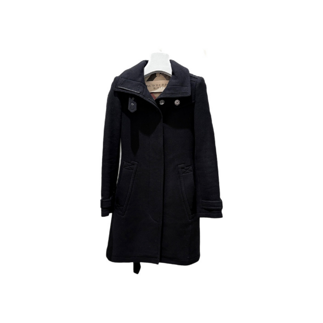 Burberry Long Trench Coat Black