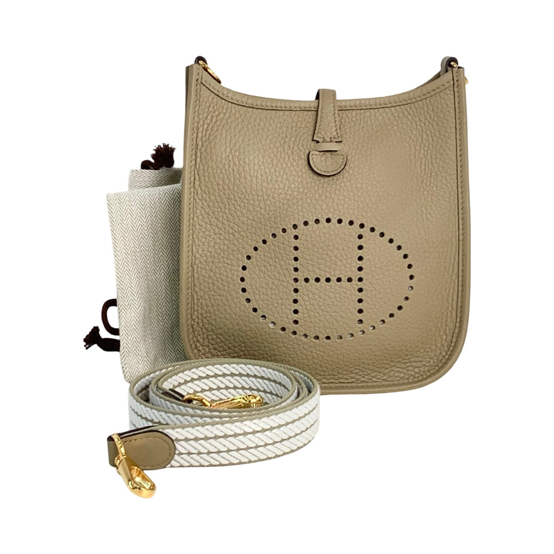 Pre-owned Hermes Evelyne Mini Bag Beige Marfa in TC Leather - photo 2