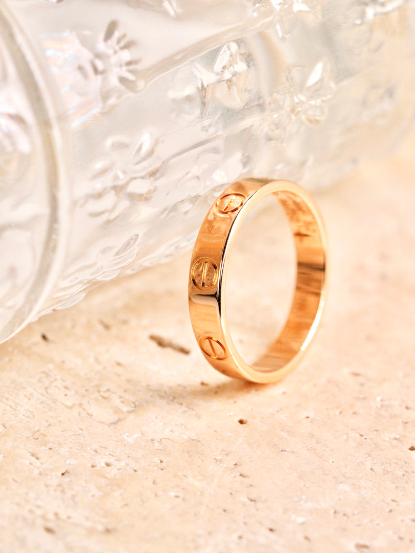Cartier Love Ring Rose Gold #52