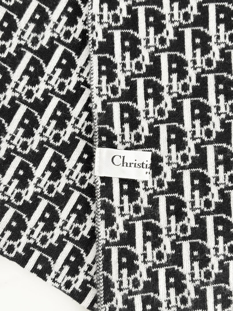 Dior Wool Dior Logo Long Scarf