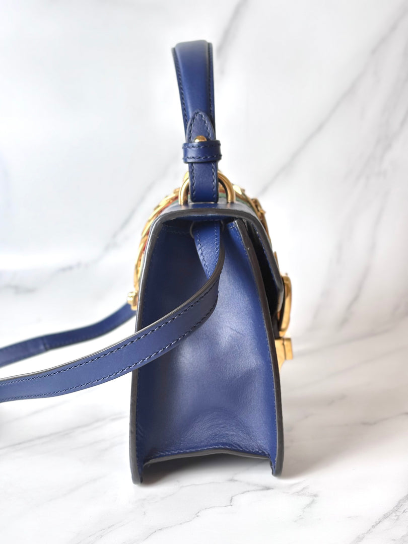 Gucci Sylvie Blue Small Bag