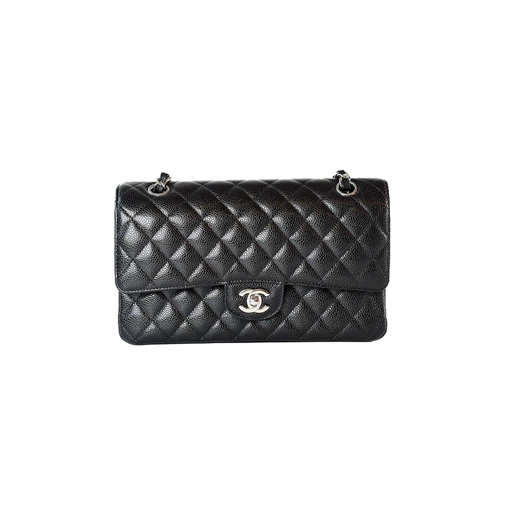 Chanel Classic Flap Medium Black Caviar Bag