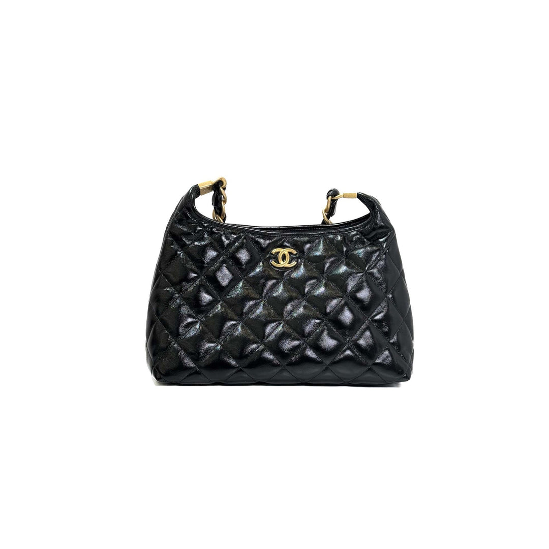 Chanel Black Large Hobo Bag