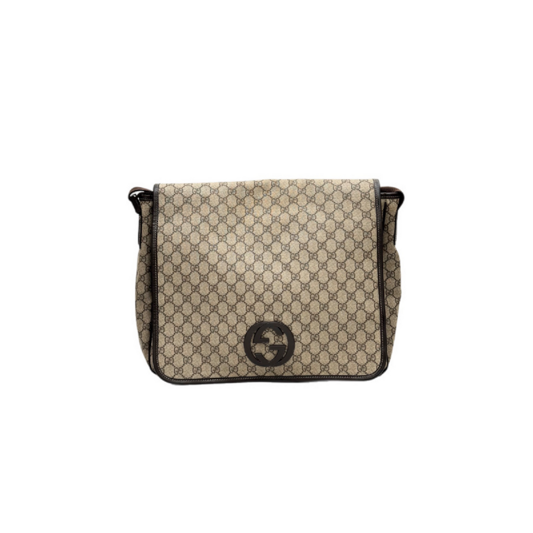Gucci Men’s Bag GG Supreme Canvas Crossbody Messenger Bag