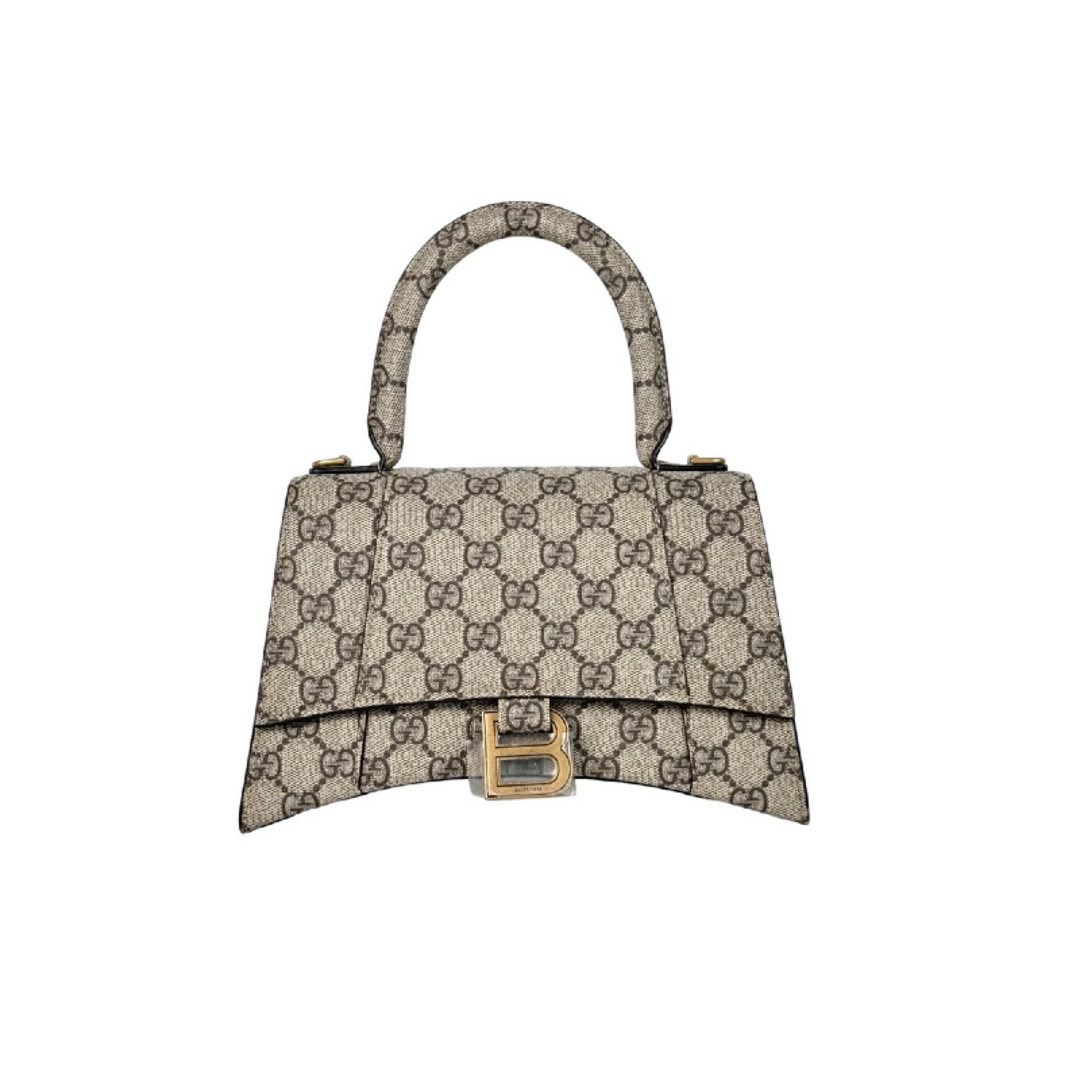 Balenciaga x Gucci Hack Aria GG Hourglass Bag
