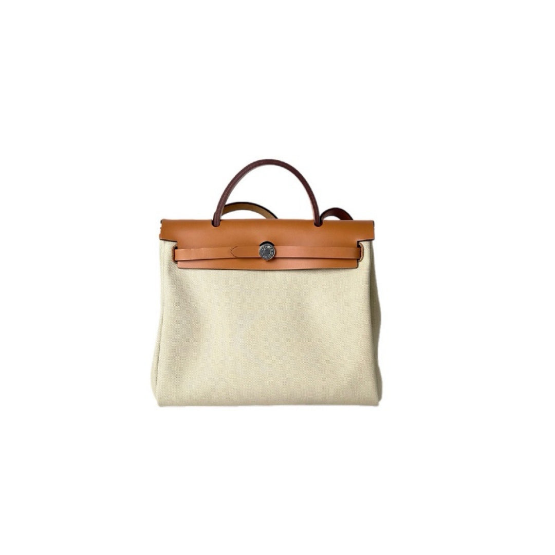 Hermes Herbag Bag Zip 31 Beton/Brown