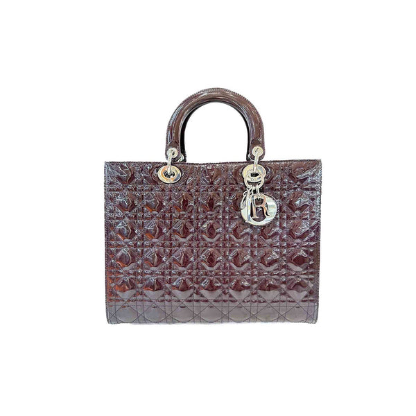 Dior Large Purple Lady Dior Bag - Jiaxyk
