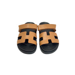 Hermes Brown Chypre Sandals - Jiaxyk