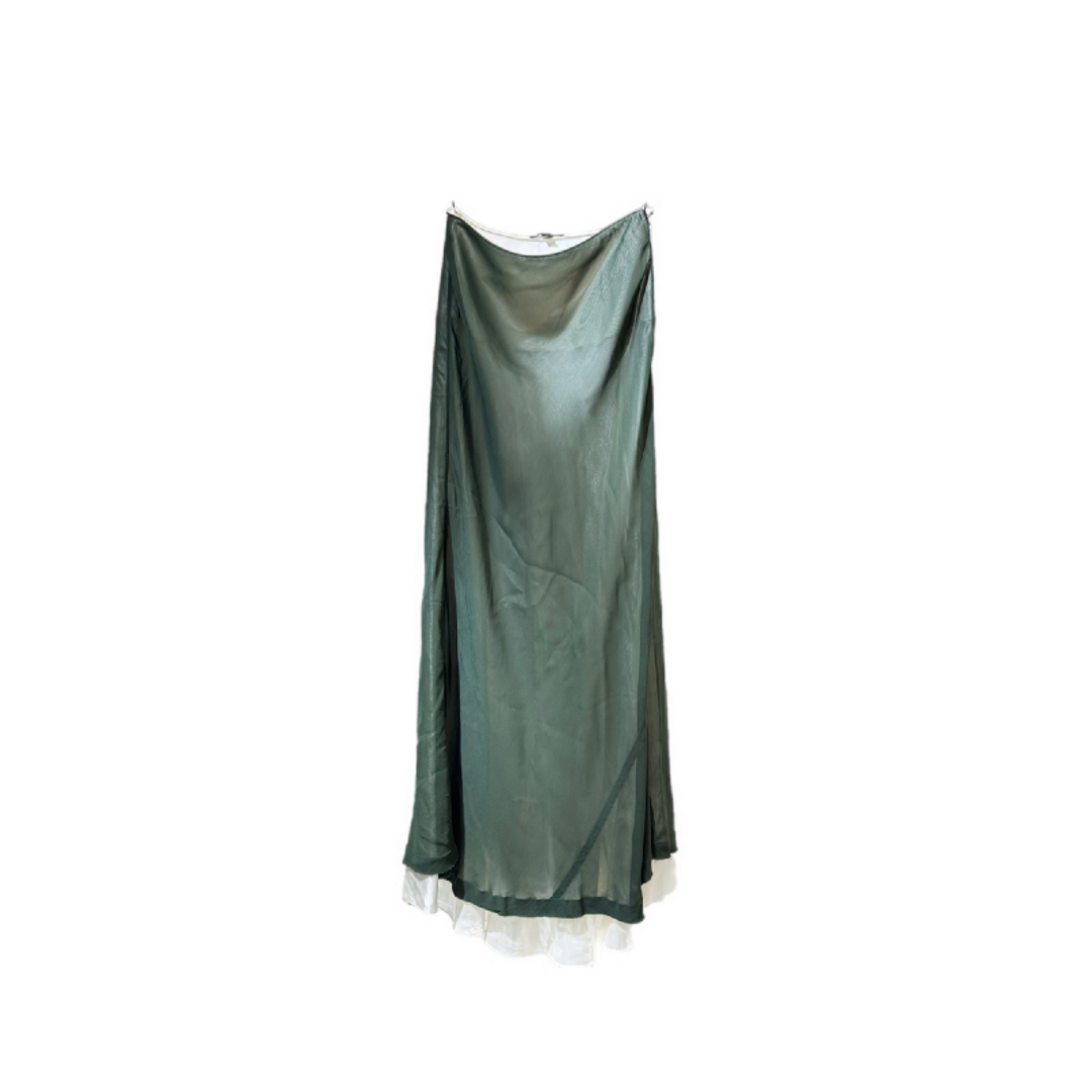 Louis Vuitton Strapless Maxi Dress Green #38