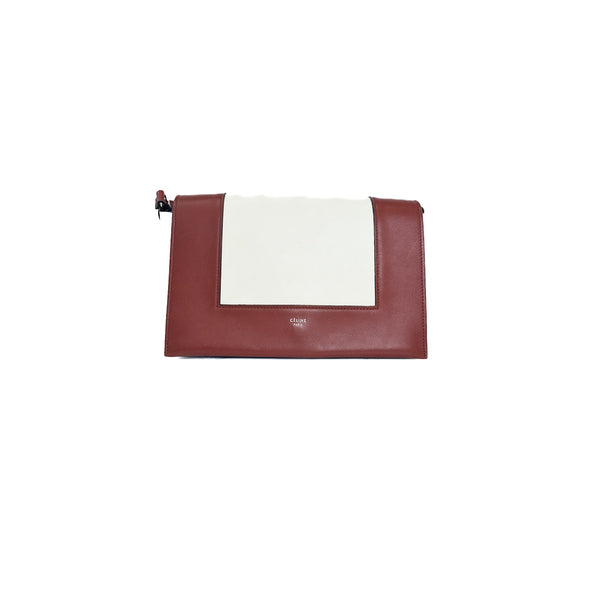 Celine Medium Frame Shoulder Bag Red/White - Jiaxyk