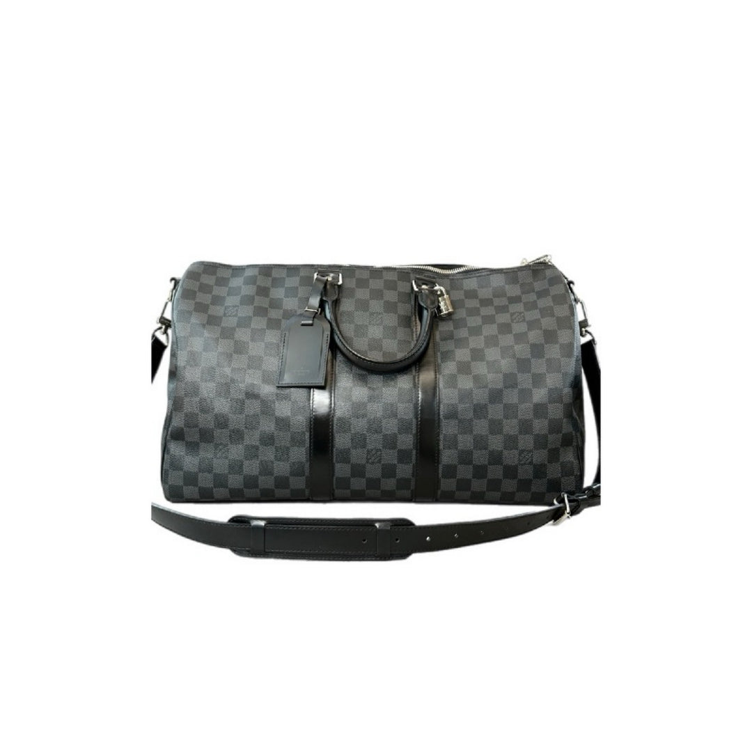 Louis Vuitton Keepall 45cm Damier Graphite Canvas Bag