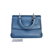 Dior Blue Leather Handle Bag
