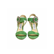 Jimmy Choo Mischa 85 Suede Heels - Jiaxyk