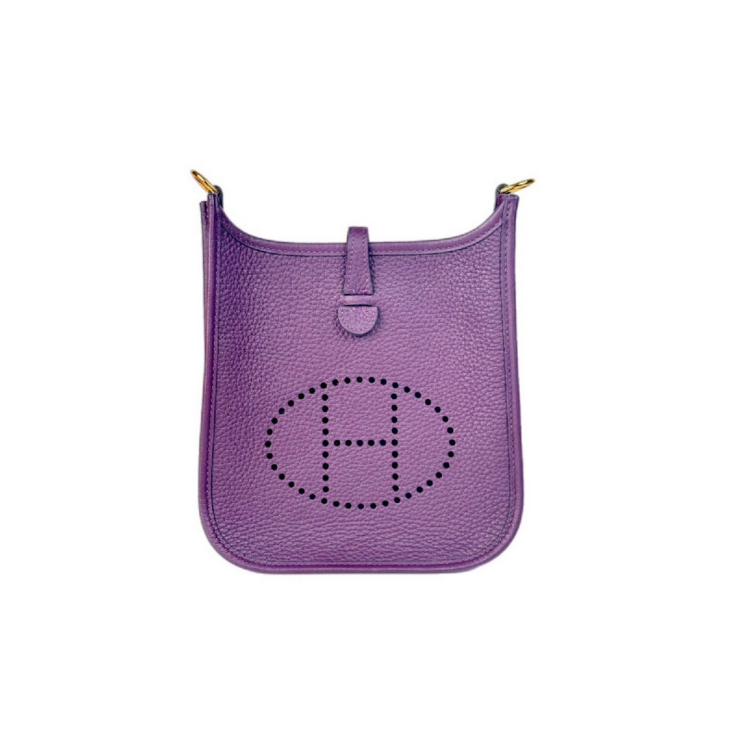 Hermes Evelyne Mini Purple Bag