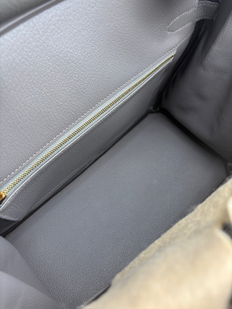 Hermes Birkin 30cm Gris Meyer Togo Bag