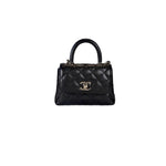 Chanel Coco Handle Black Caviar Mini Bag - Jiaxyk