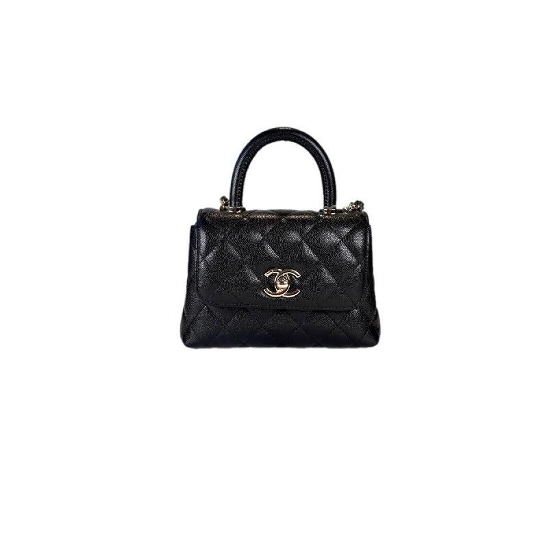 Chanel Coco Handle Black Caviar Mini Bag