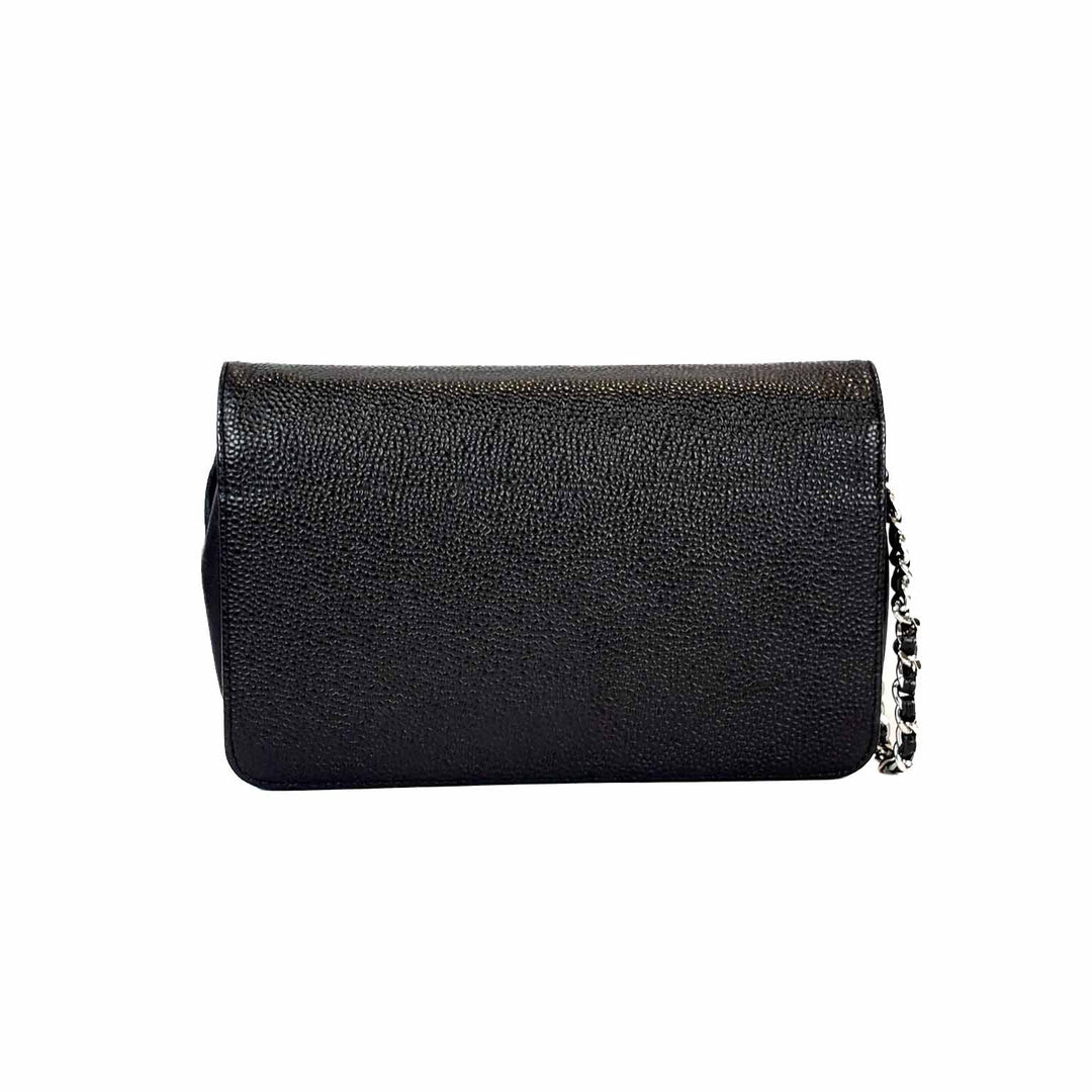 Chanel Black CC Logo WOC Bag